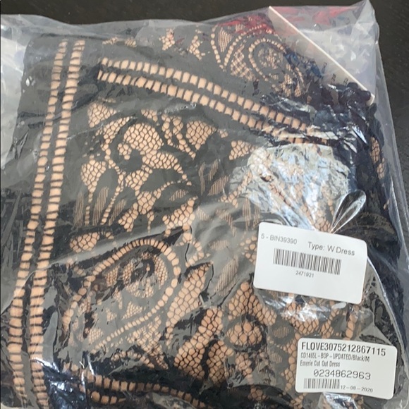 NWT For Love and Lemons Black Emorie Mini Dress - Picture 8 of 12